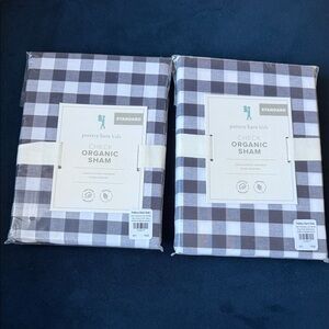 Pottery Barn Kids Black and White Check Sham - set